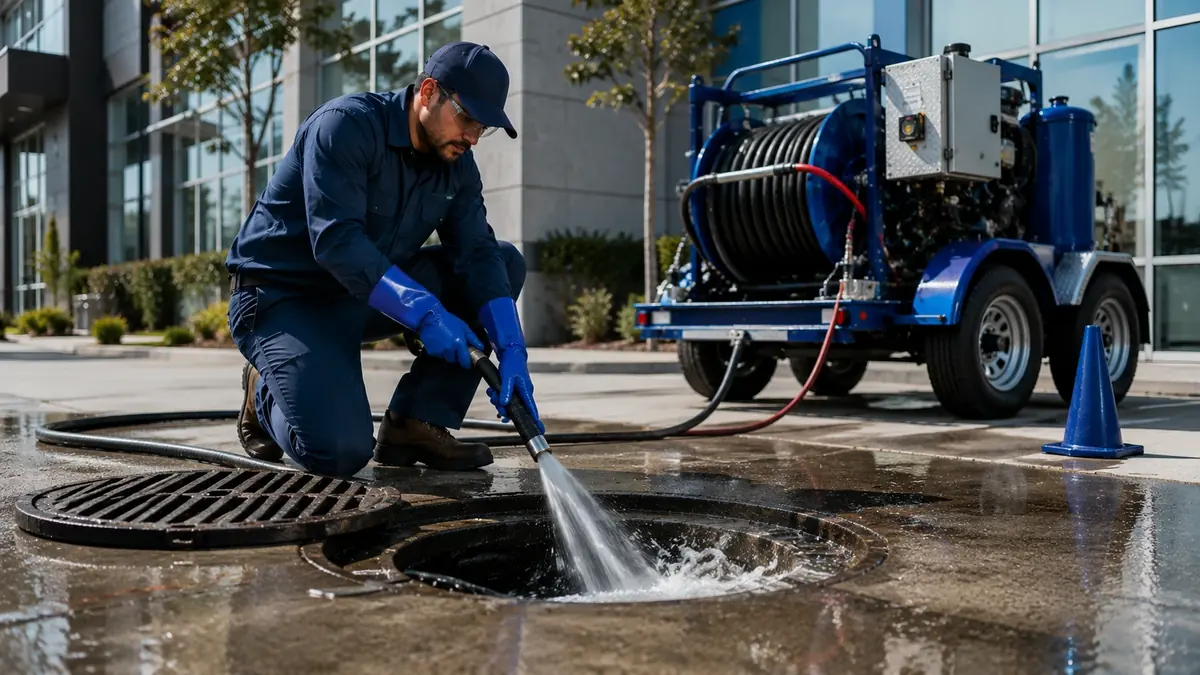 Commercial Hydro Jet Drain Cleaning in Toluca Lake