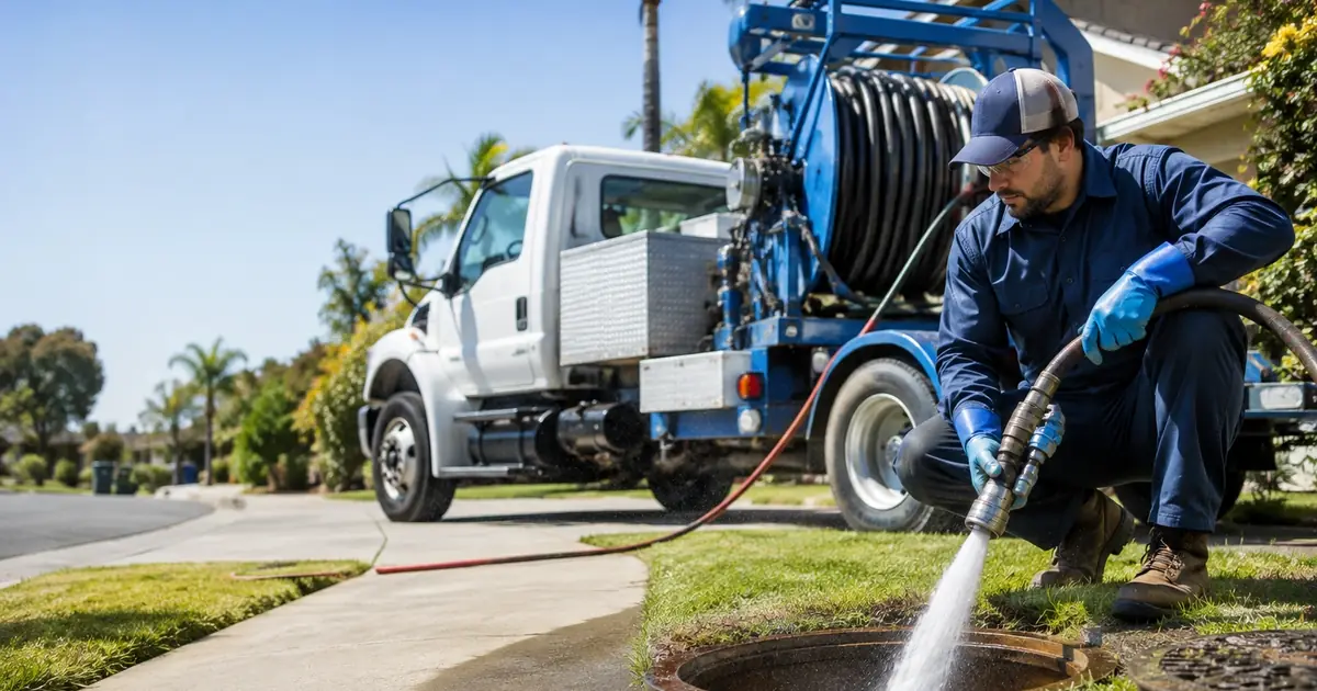 Hydro jet sewer cleaning Toluca Lake
