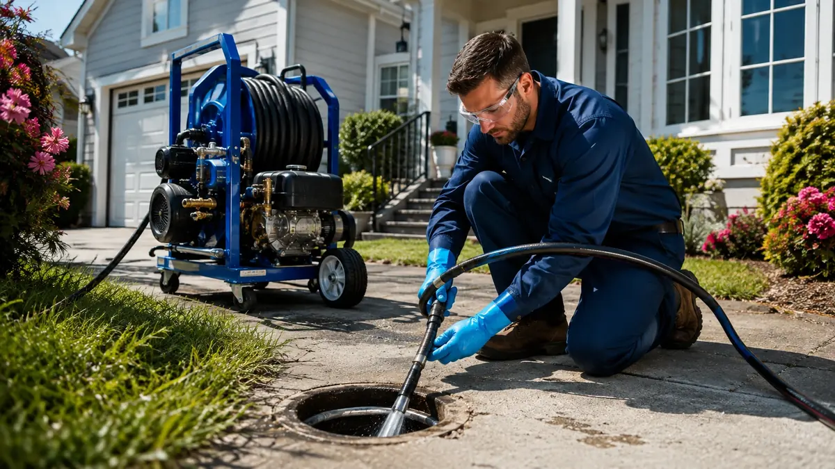 Residential Hydro Jet Drain Cleaning in Toluca Lake